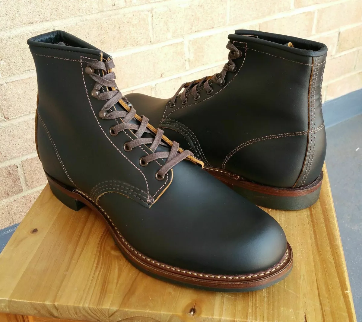 RARE Red Wing 9060 Klondike Flatbox Beckman Heritage Boots Iron Ranger size 8.5D
