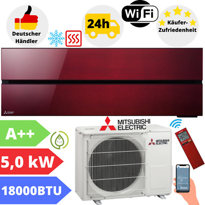 Mitsubishi Klimaanlage MSZ-LN50VG2V 5,0 kW Klimagerät 18000BTU R32 Ruby Red