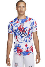 Nike USA Dri-FIT World Cup Pre-Match Soccer Top Jersey USMNT DM9553-101 X-Large
