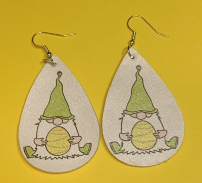 Easter Egg Earring, Gnome Dwarf Elf Earring, Gift, Easter Earring, Easter Basket