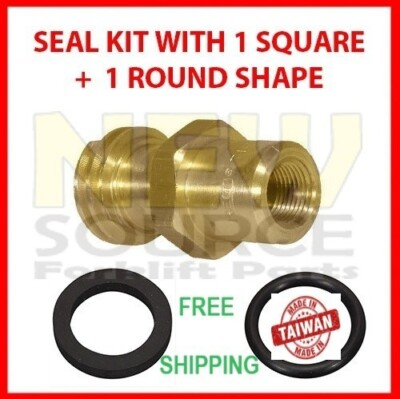 #ad #ad O RING SEAL KIT FOR COUPLER REGO 7141M QUICK CONNECT PROPANE TANK FORKLIFT $1.00