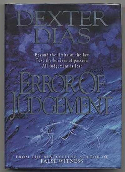 Error Of Judgement-Dexter Dias, 9780340632574