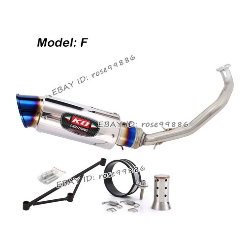 For Yamaha GY6-125 GY6-150 Slip Exhaust Front Pipe Link Muffler With DB Killer - Picture 8 of 12