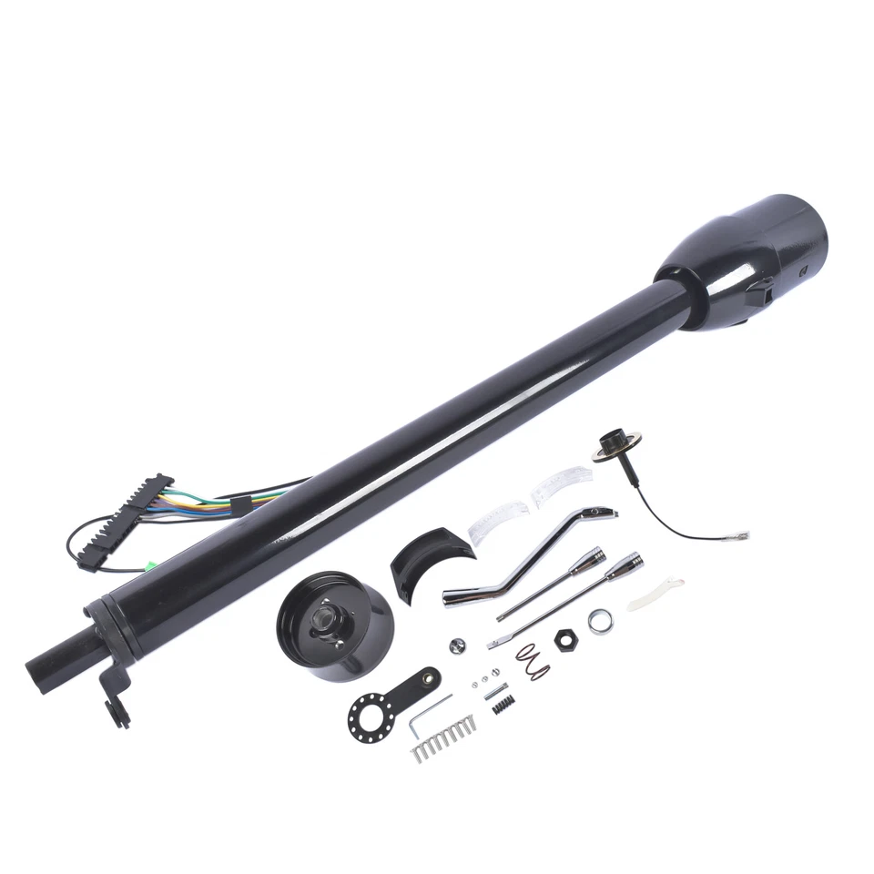 1967-79 Ford F100 Truck 33" Tilt Steering Column No Key Col Shift F250 390 Black - Image 4 of 4