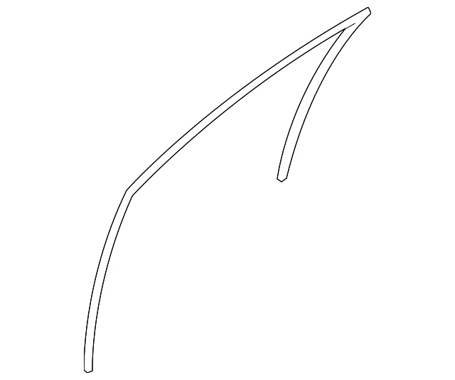 Genuine Nissan Run Weather-Strip 80331-1KA4A