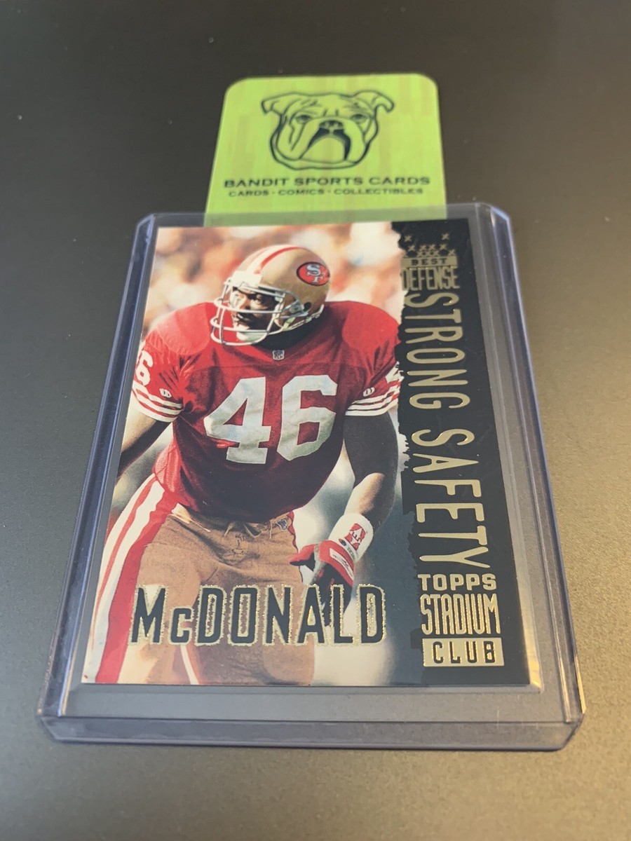 1994 Stadium Club #444 Tim McDonald San Francisco 49ers Football