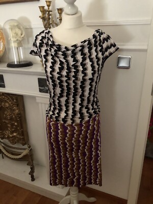 DIANE VON FURSTENBERG Seiden-Kleid  100 % Seide Gr.6 DE 36
