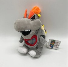 New Super Mario Bros. U Baby Dry Bowser Jr. Plush Soft Toy Doll Teddy 7.5"