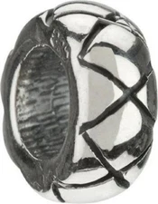 New Chamilia XX DESIGN SPACER Sterling 925 Charm Bead PA-10 $20 ~A MUST HAVE~