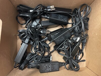 LOT x10 HP 45W USB-C Power AC Adapter Chargers for Chromebook/Laptop etc TESTED