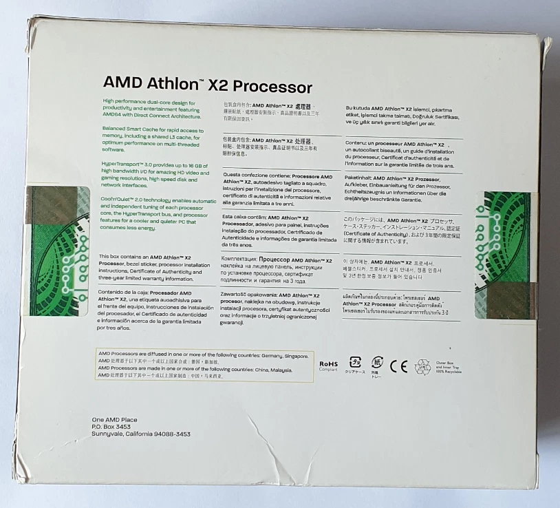 *RARE SEALED* AMD Athlon X2 7850 Dual Core Processor 2.8 GHz, Socket AM2 95W CPU - Image 4 of 4