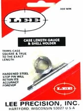LEE 90139 308 WINCHESTER CASE LENGTH GAUGE &  SHELL HOLDER