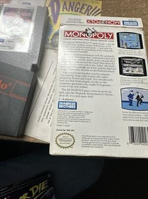 NES AMAZING SHAPE MONOPOLY Complete In Box CIB Nintendo Entertainment System NES