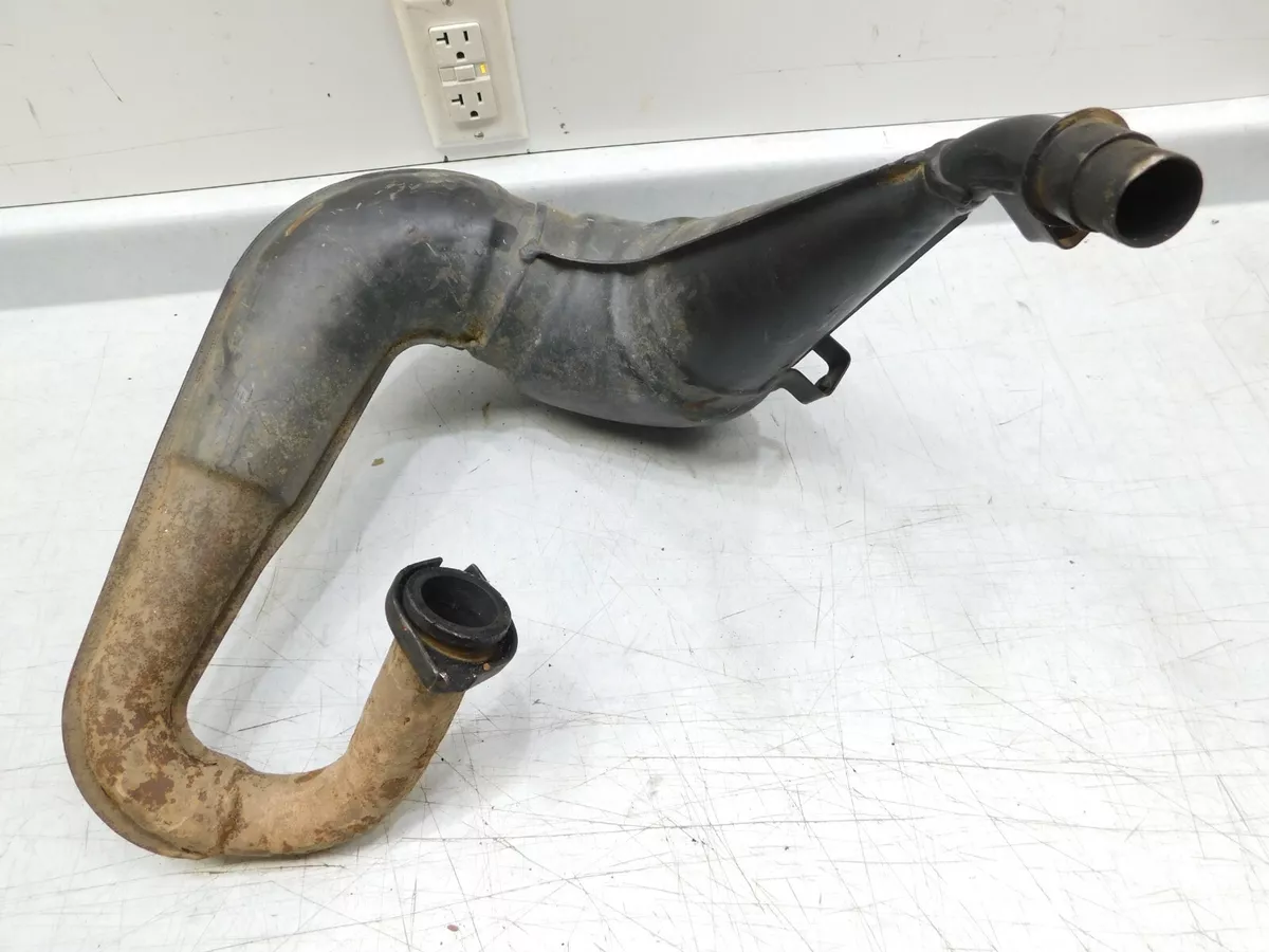 yamaha blaster 200 yfs200 front exhaust pipe expansion chamber manifold 2000 99