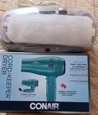 Conair ION Shine Hot Rollers  Travel Size Blow Dryer 1875 Watt Cord Keeper Lot