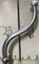 MANETTONE MANIGLIONE PORTONE ESSE DESTRO inter. 300 mm CROMO SATINATO CROMATO