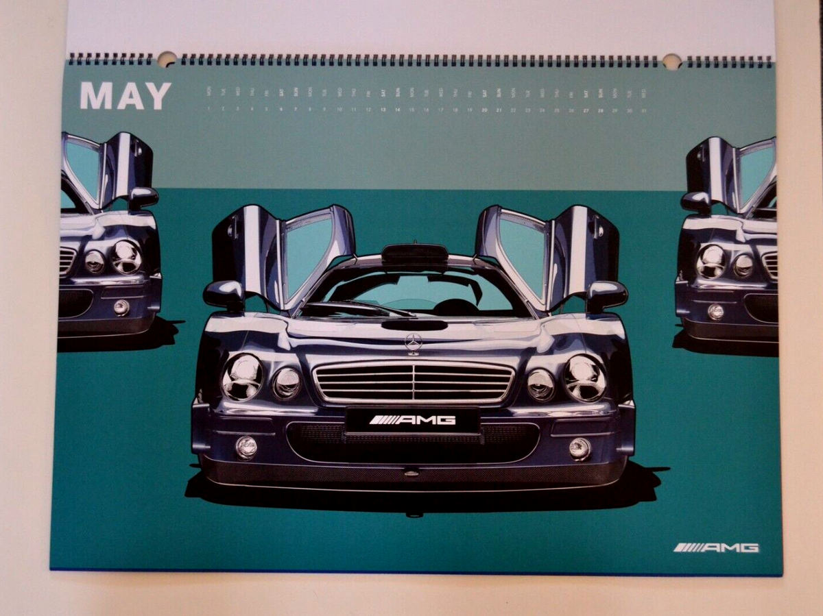 2023 MERCEDES AMG Art of Performance Calendar Very Rare