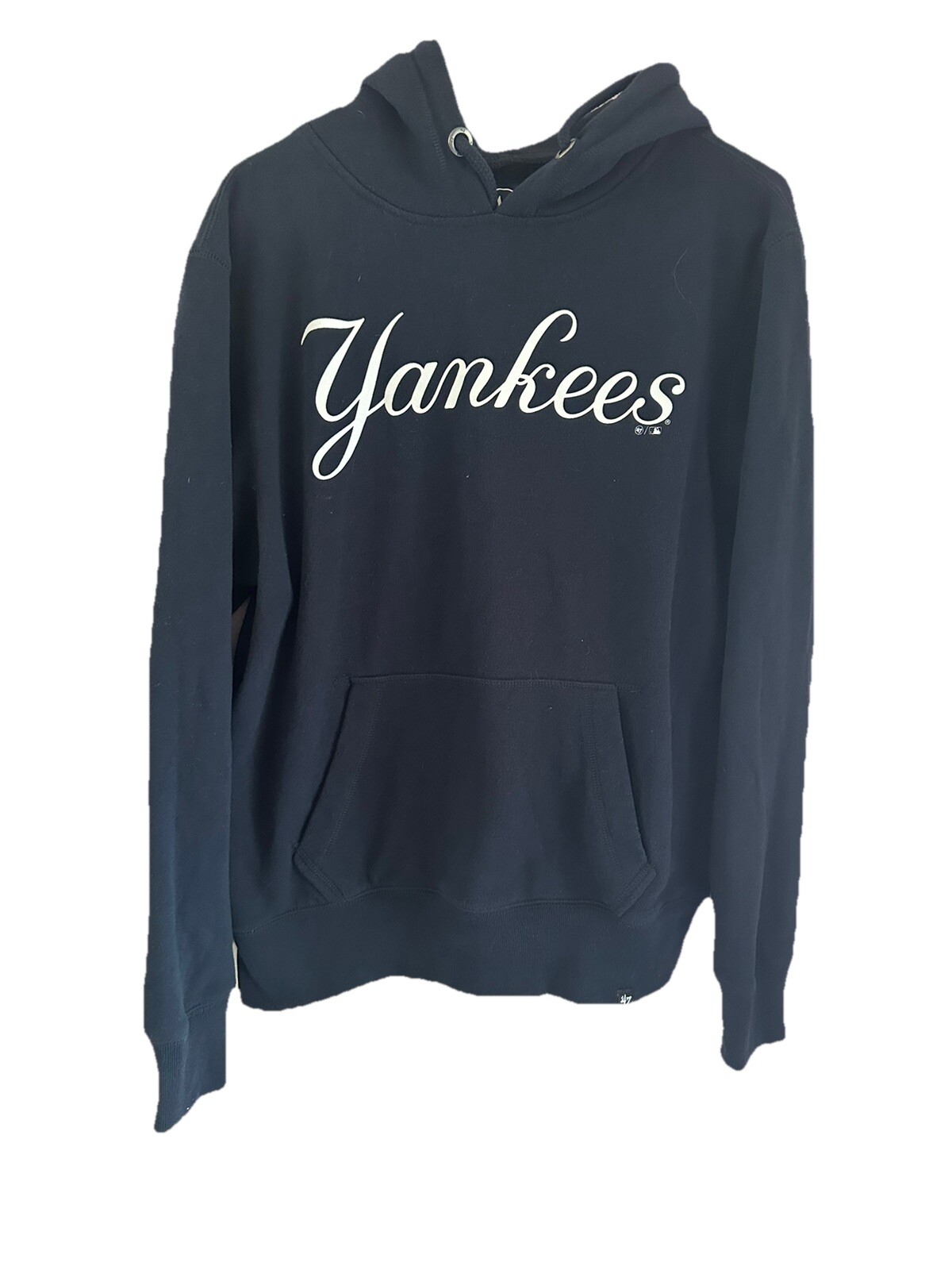 New York Yankees 47 Brand MLB Cursive Font Hoodie - Small $75