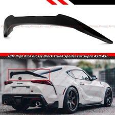 For 2020-26 Toyota Gr Supra A90 A91 Gloss Black JDM Highkick Trunk Spoiler Wing
