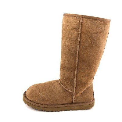 Classic Tall Ugg Rubber Boot UGG Classic Tall Brown Leather