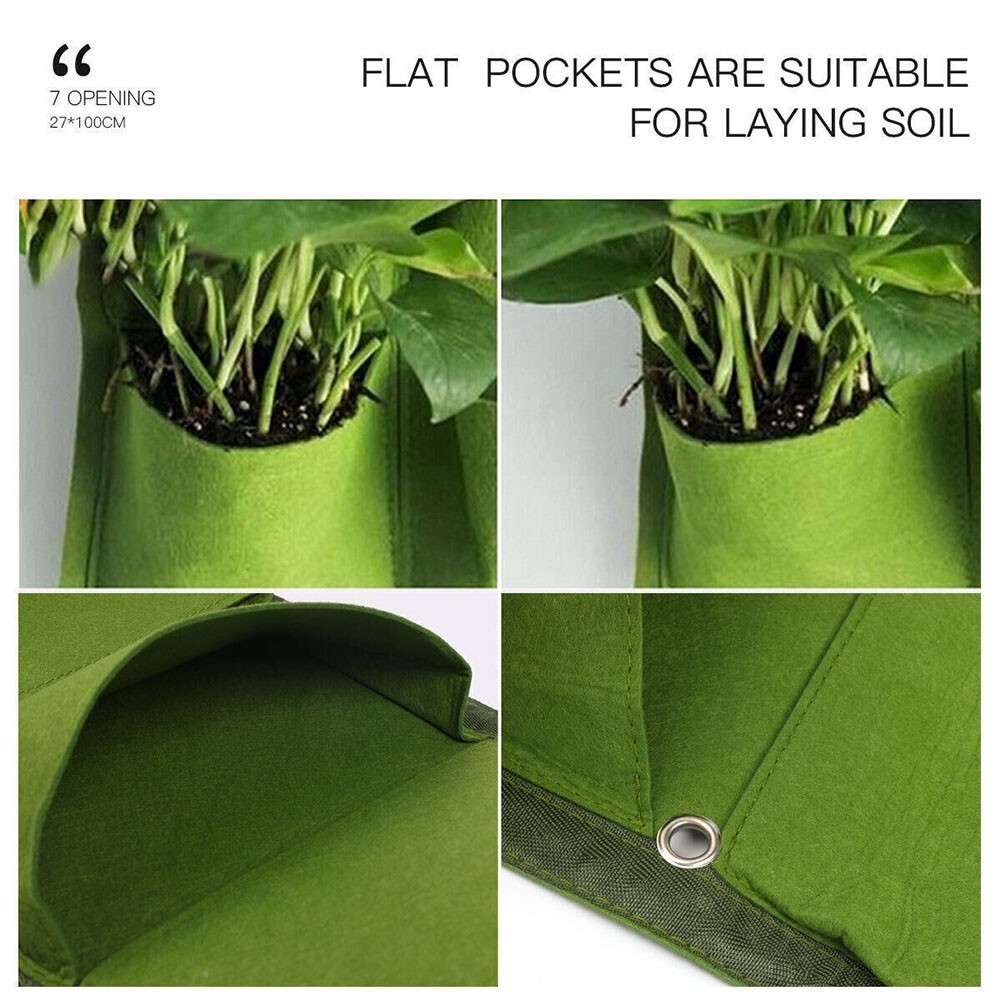 Convenient and Stylish Vertical Gardening Bags Grow Flowers