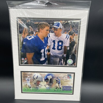 USPS Peyton Manning Indy Colts 2006 AFC Champs MATTE w STAMPED ENVELOPE - NIP