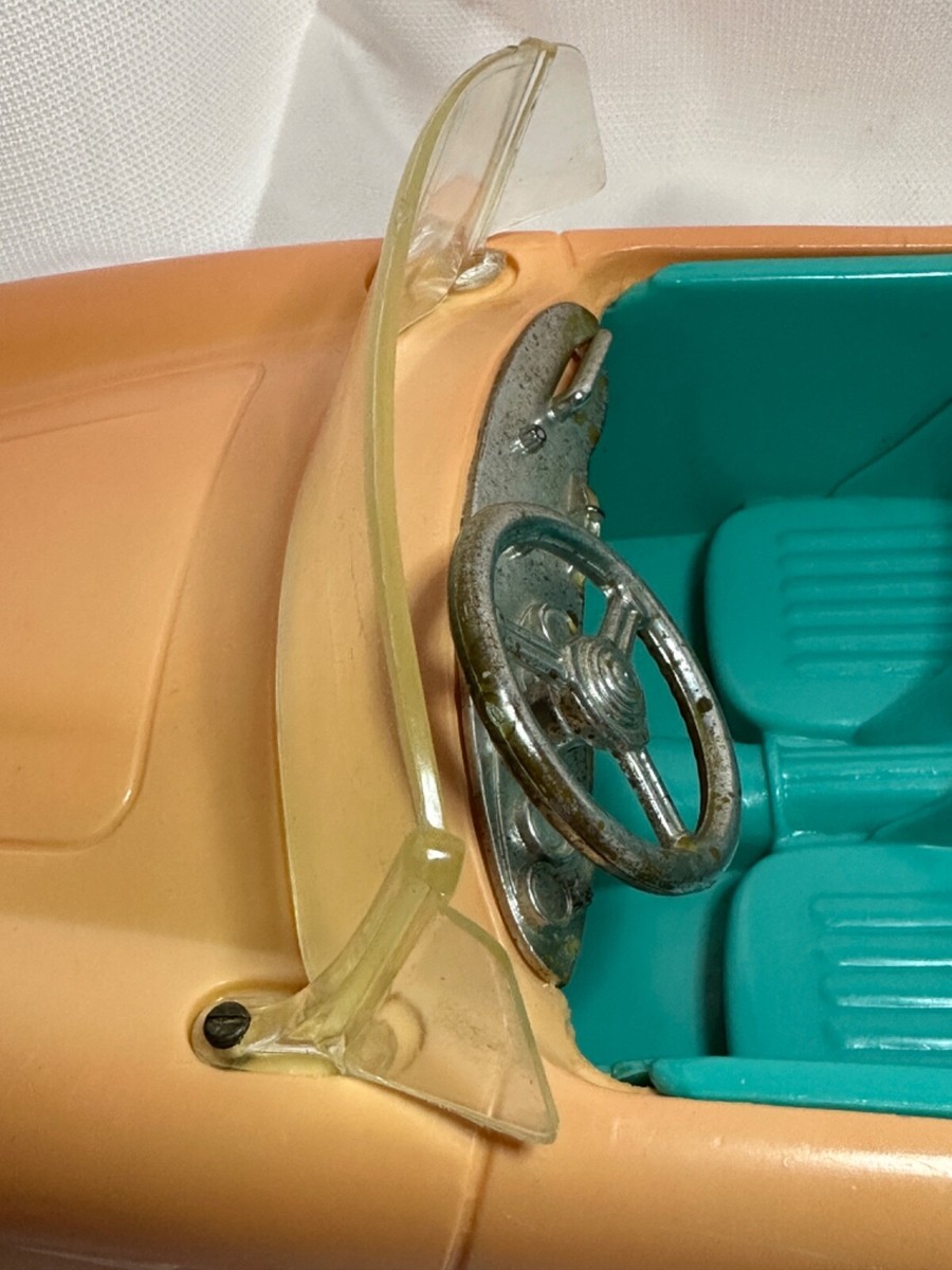 VINTAGE 1962 Mattel Barbie & Ken 1st Car - Pink Austin Healey