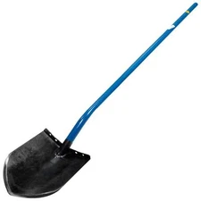 King of Spades LHV-PT-R L Handle Round Point Spade Shovel