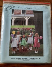 Vtg. 1986 Chery Williams Patterns Basic Square Yoke Dress Size Large 6-12 UNCUT