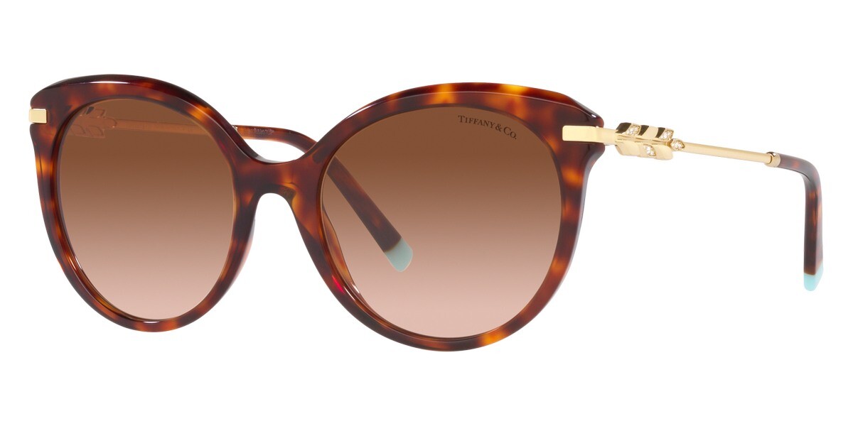 NWT TIFFANY & Co Sunglasses TF4189B 80023B HAVANA W/ BROWN