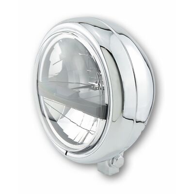 Highsider 5 3/4 Zoll LED-Scheinwerfer PECOS TYP 5, chrom