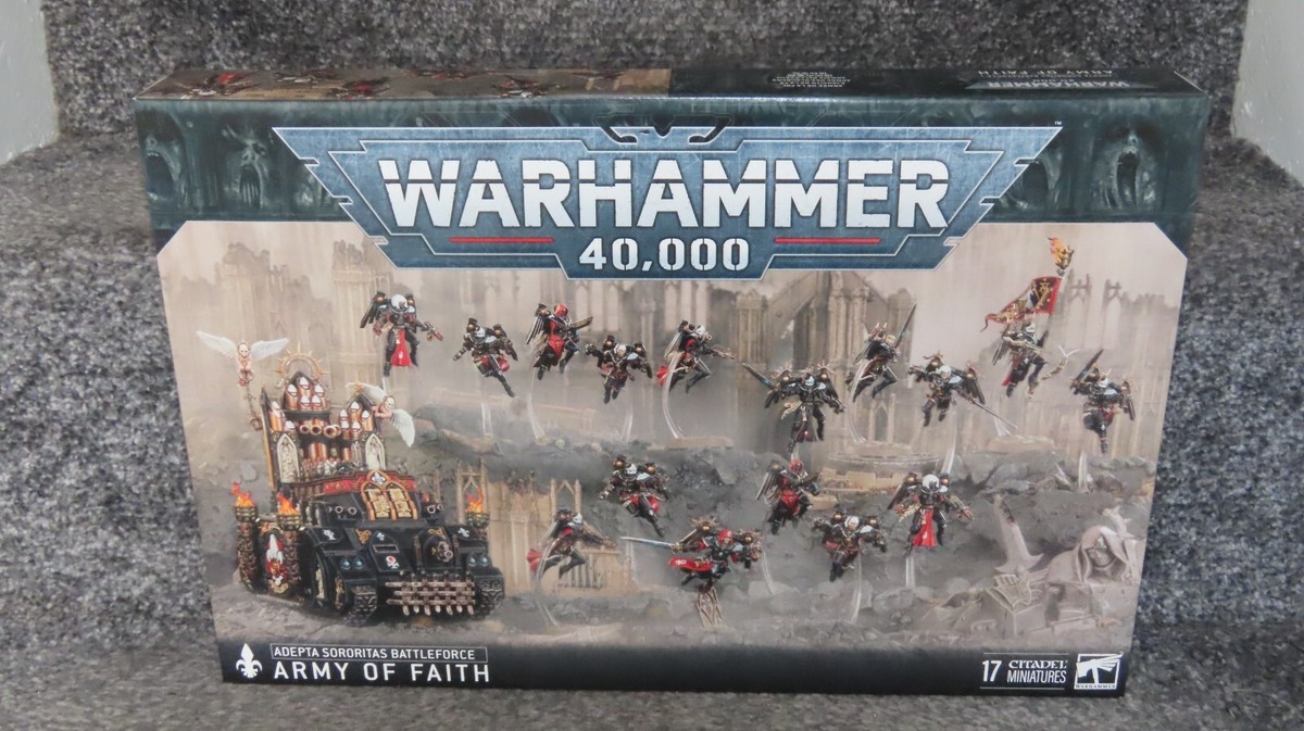 Warhammer 40k Battleforce Adepta Sororitas Army Of Faith Games