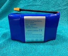 Replacement Battery For Balance Scooter Board 36V 4.4Ah 10S2P Used