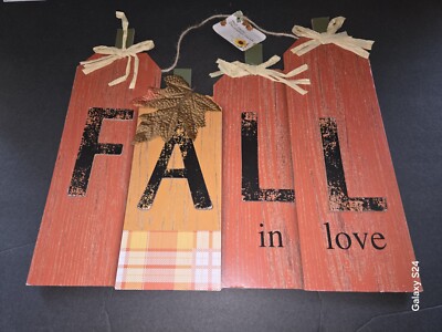 ''Fall In Love'' Wall Hanger