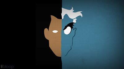 DC comics hero batman twoface splitting blo0p harvey playmat gaming mat