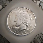 1924 P Peace Dollar US Silver Coin 90% Silver