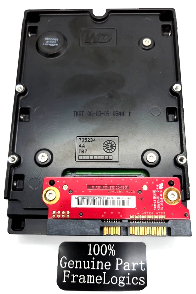 Western Digital WD VelociRaptor WD800HLFS Working, Wiped Clean (No Jumper) - Image 2 of 3