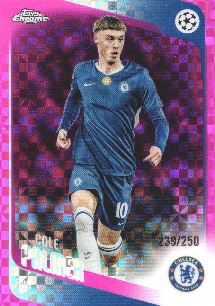 2025-26 Topps Chrome UEFA Club Competitions Pink X-Fractor: Pick from List