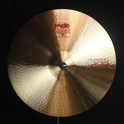 Paiste 24'' 2002 ''Reverend Al's'' Big Ride - 2938g (video demo)
