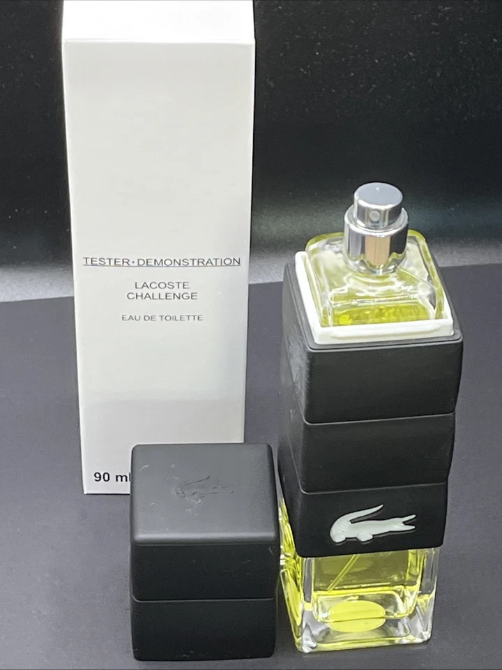 Lacoste Challenge for Men 3,0 oz 90 ml EDT - Desafío de coleccionista descontinuado Foto 2 de 4