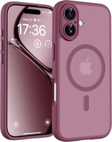HandyhüLle FüR Iphone 17 StoßFest Kratzfest Transluzente Matt 6,3 Zoll Pflaume