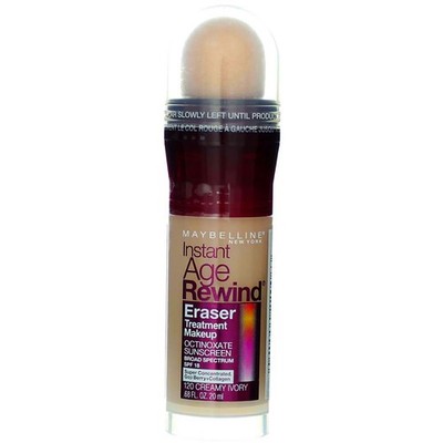 3 Pack Maybelline Instant Age Rewind Eraser Treatment Makeup, Creamy Ivory 12...
