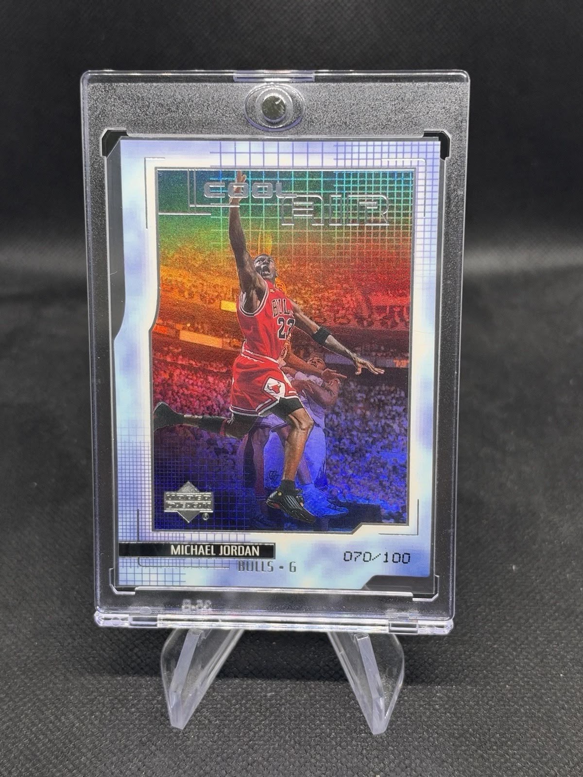 1999-2000 MICHAEL JORDAN /100 UPPER DECK COOL AIR LEVEL 1 INSERT CARD MJ3 SILVER