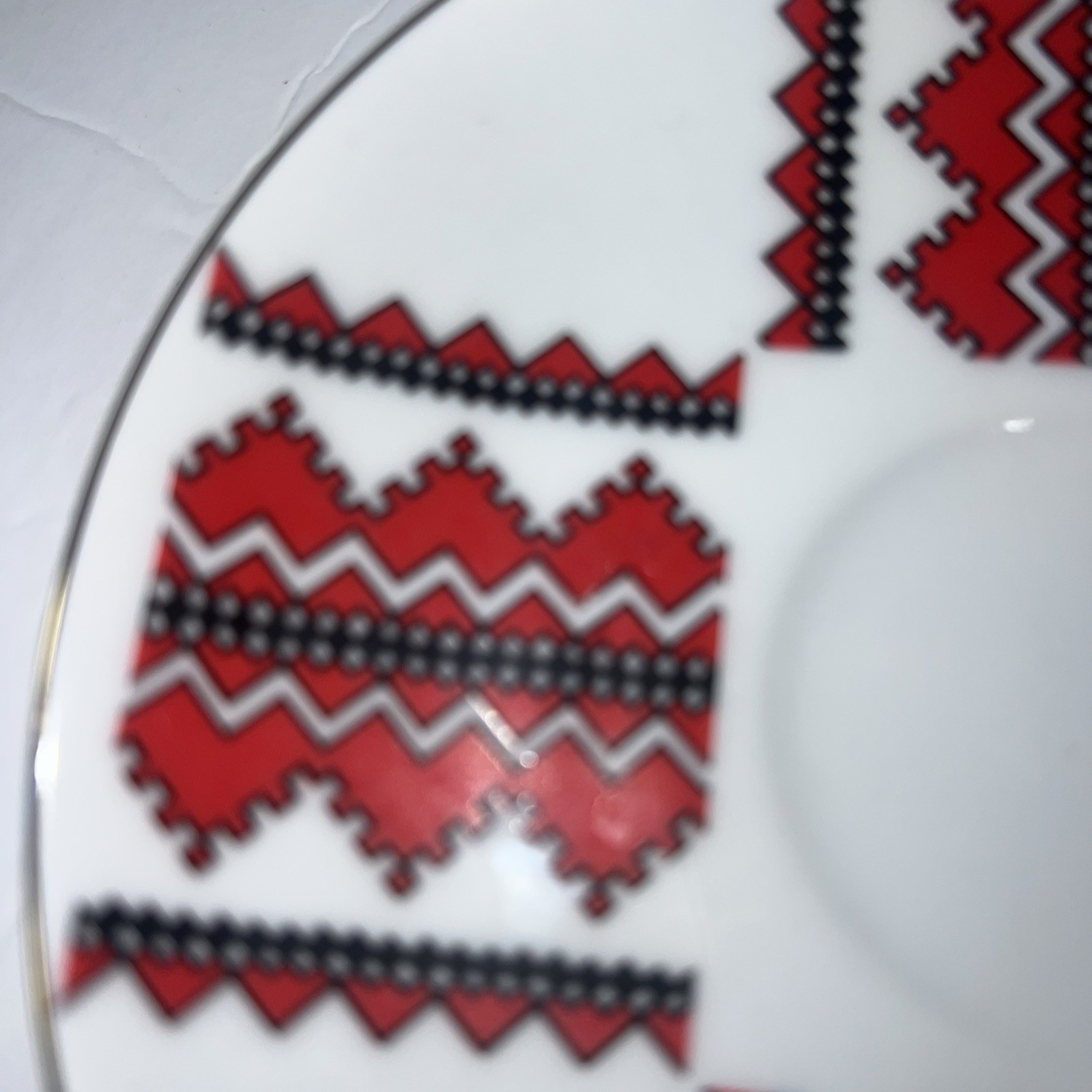 VTG Edelstein Bavaria Saucer 5.5” Gold Trim Plate