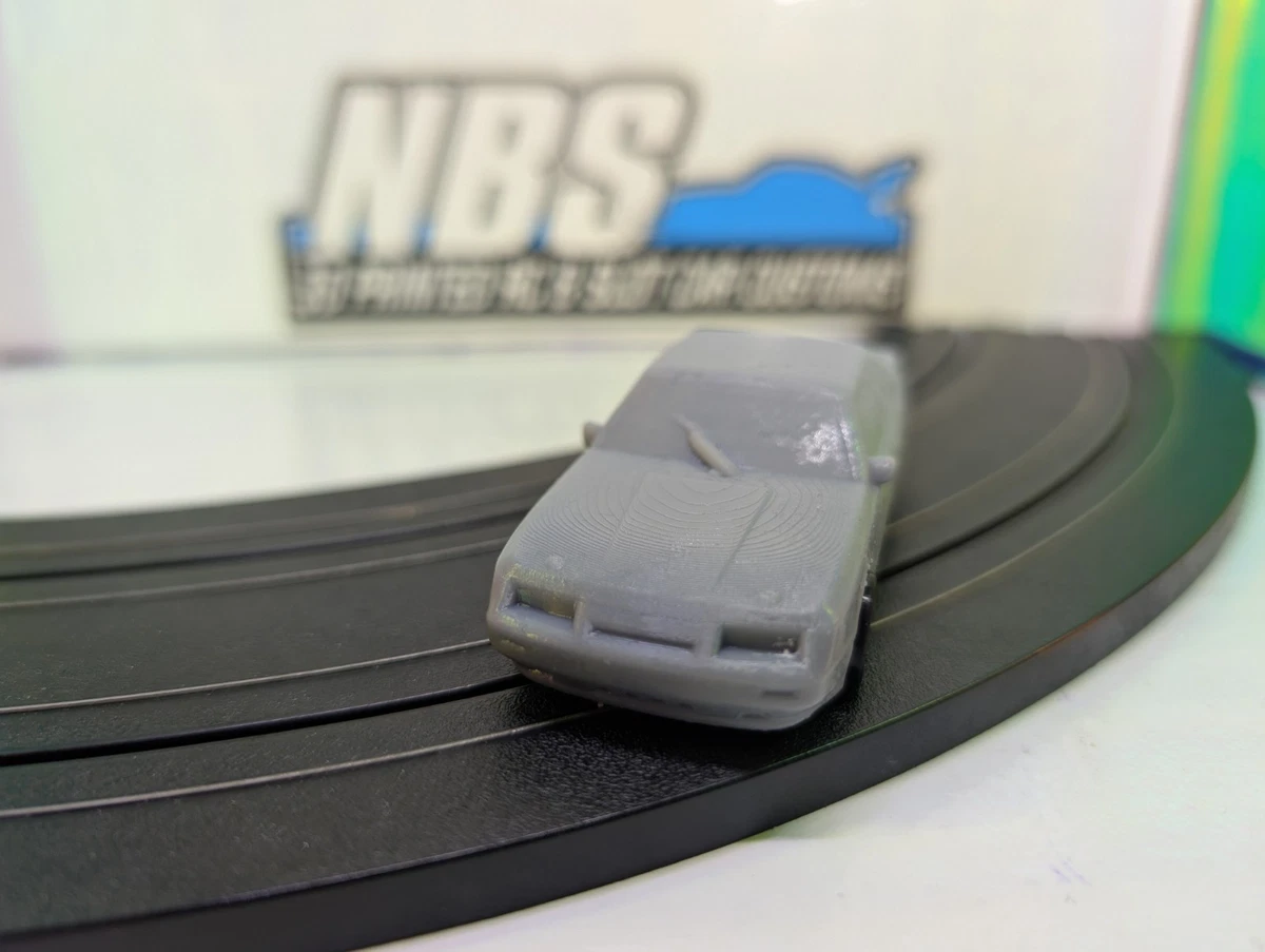 AFX Slot Car 3d Printed Body 83 Mustang Group A Suit Bulldog 1.6 Chassis