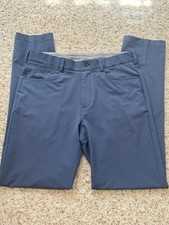 Walter Hagen 11 Majors Men's Blue Khakis Golf Pants 34x34 Straight Leg 