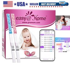 50 Ovulation Strips and 20 Pregnancy Strips Combo Kit, 50 LH 20 HCG-Packa...