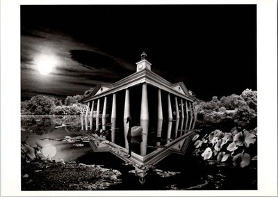 Max Jacot & Julie Sauter La Grenette Vevey Suisse 1986 Surreal Art Postcard