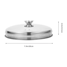 Steak Cover Cheese Melting Domes with Handle Stainless Steel Pot Grilling Food )