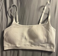 Aerie Superchill Seamless Scoop Bralette Size Medium, Ribbed Texture, Seamless 